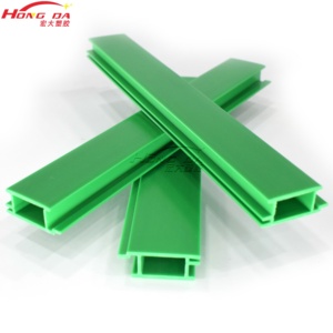 โปรไฟล์ PVC แบบอัดขึ้นรูปโปรไฟล์ PVC สำหรับแถบไฟ LED พลาสติกสีเขียวปรับแต่งได้ - Product Image 6