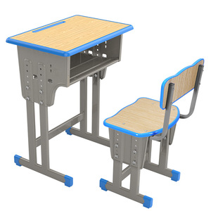 Eğitim ders sınıfları için ilkokul/ortaokul çocuk öğrenme paketi için dayanıklı Metal öğrenci masaları ve sandalyeler