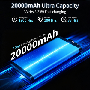 هاتف ذكي متين يعمل بنظام أندرويد 14/GMS مع شاشة LCD مقاس 6.78 بوصة، هاتف خارجي متين يدعم شبكات الجيل الخامس، مقاوم للغبار والماء بمعيار IP68، ذاكرة وصول عشوائي 8 جيجابايت وسعة تخزين 256 جيجابايت، بطارية 20000 مللي أمبير - Product Image 6