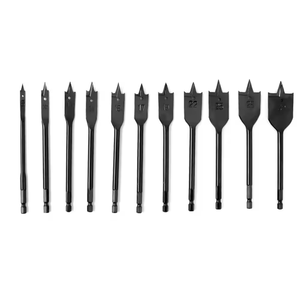11Pcs 6-32mm Factory High Quality <strong>Center</strong> <strong>Point</strong> Flat Wood Spade Boring <strong>Drill</strong> Bits for Wood Drilling