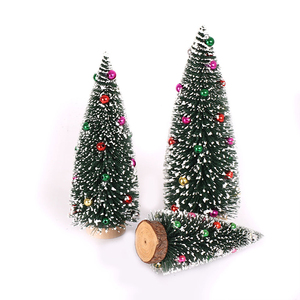 ミニクリスマスツリー卓上装飾品プラスチック鉄粘着ビーズクリスマス装飾クリエイティブ卓上小さなクリスマスツリー - Product Image 6