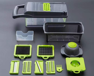 Durable Manual Fruit Vegetable <strong>Cutter</strong> 12 in <strong>1</strong> Food Chopper <strong>Multi</strong> Function Slicer Kitchen Accessories <strong>Cutter</strong>