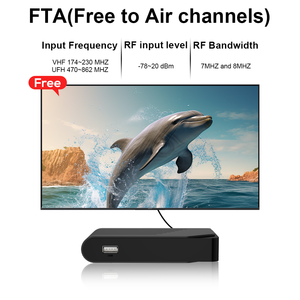 Mini digitale dvb t2 TV Decodificador 10bit H.256 DVB-T2 sintonizzatore decodificatore TDT recettore terrestre set-top box personalizzato - Product Image 2