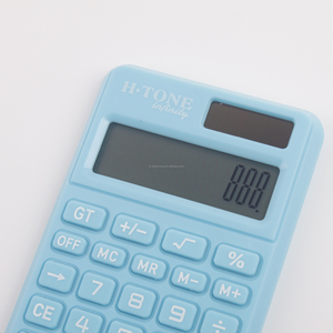 Promotion benutzer definierte Logo Druckerei Finanz funktions tische Rechner Mini 8-stellige Solar Pocket able Kosten rechner - Product Image 3