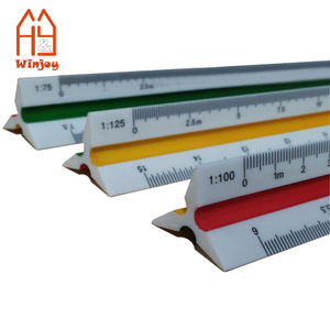 30CM ABS Plastic Triangular Rulers Multifunction, <strong>Architect</strong> and Engineer Drawing Scale Ruler with 6 Measure Ranges - Product Image 2