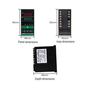 Controlador de temperatura inteligente PID, nuevo tipo, CHB402, con ssr y salida de relé - Product Image 6