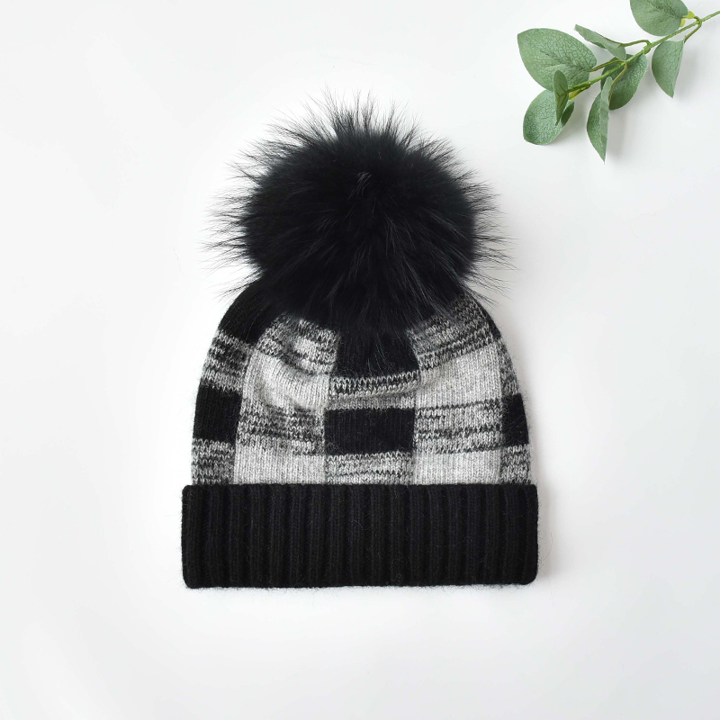 Pompon noir + noir