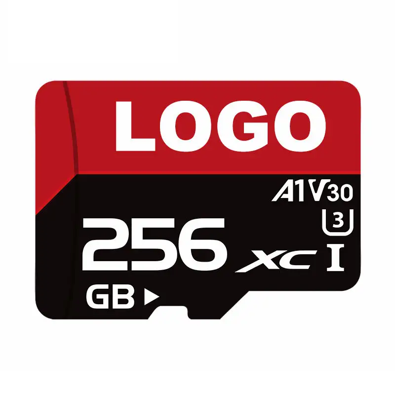 Logotipo personalizado 1 GB 2 GB 4GB 8GB 16GB 32GB 64GB 128GB 256GB 512 GB 1 TB 4 8 16 32 64 128, 256 de 512 GB 1 TB TF tarjeta de memoria Flash para teléfono móvil