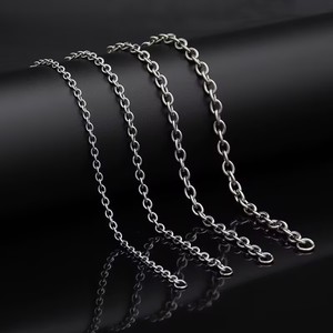 Wholesale Cheap Stainless Steel O <strong>Chain</strong> Necklace <strong>Nickle</strong> Free 0.4/0.5/0.6/0.8/1.0/1.2mm Box <strong>Chain</strong> for DIY Jewley - Product Image 2