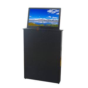 18.5 Retractable Monitor Smart Office <strong>Computer</strong> Lcd Monitor Lift Mechanism for Conference Solution - Product Image 3