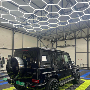 Шестигранное освещение в гараже Автомастерская по индивидуальному заказу сотовый шестиугольный свет для автомобиля