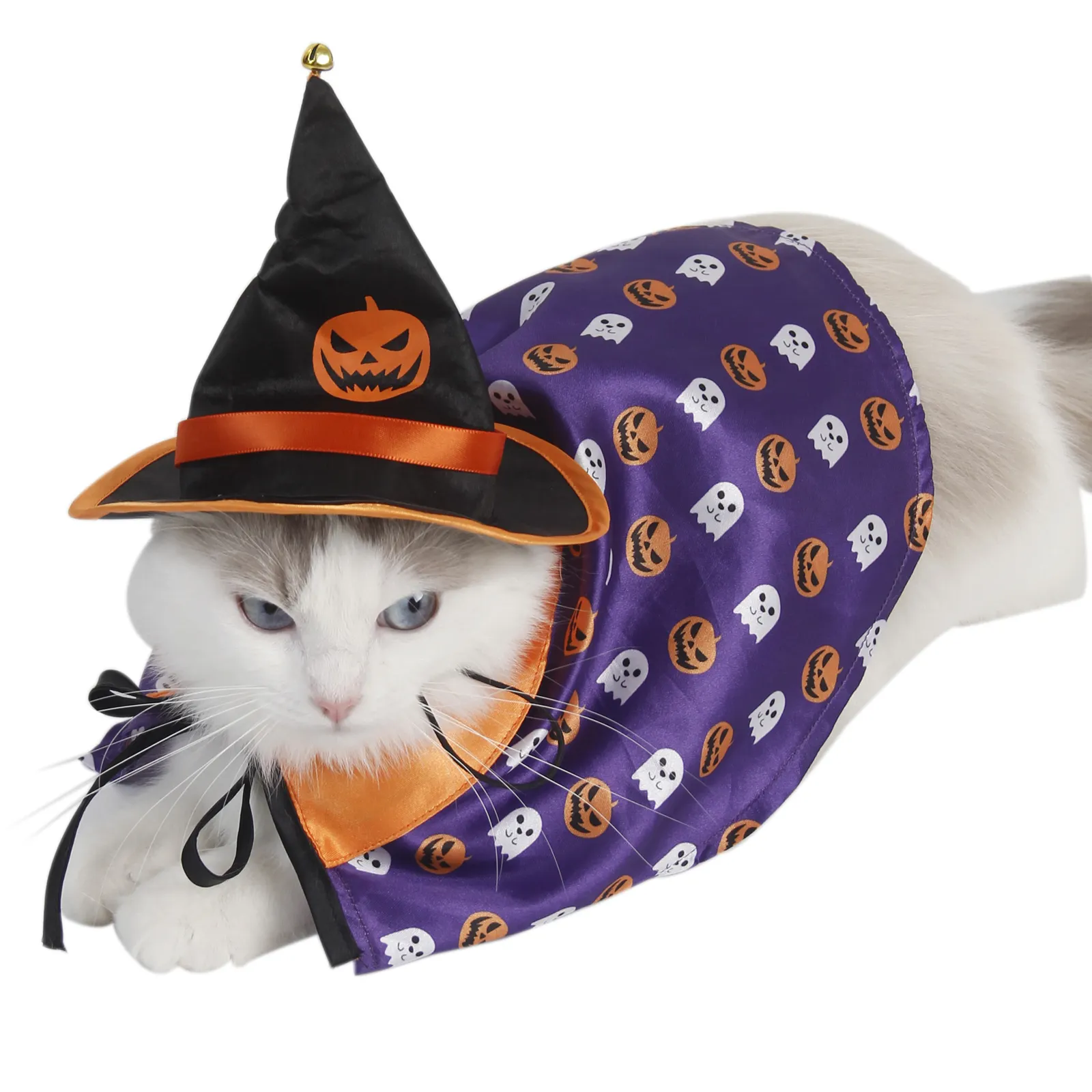 Vervaardigen Groothandel Halloween Huisdier Kostuum Feest Kat Hond Mantel Hoed Pak