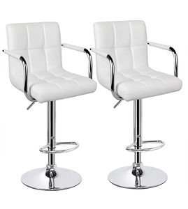 Hiện đại đơn giản da có thể điều chỉnh <span class=keywords><strong>Bar</strong></span> ghế tùy chỉnh thiết kế hàng loạt cho ăn uống thanh phân Ghế xoay - Product Image 3