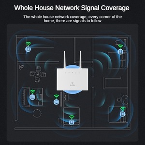 Enrutador de módem WiFi inalámbrico 4G para exteriores con extensor de rango de 300Mbps Ranura para tarjeta Sim Acceso a red celular para áreas remotas - Product Image 3