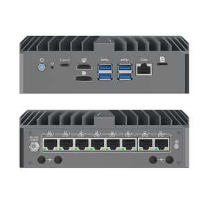 Yanling <strong>New</strong> 8 LAN Fanless Mini Pc Ultra 5 14th Gen Firewall Security Host <strong>Computer</strong> Small Size <strong>Network</strong> Router - Product Image 1