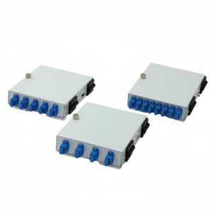 Mini caja de terminales de fibra óptica de metal de 4 puertos FTTH con conectores LC SC FC ST utilizados para aplicaciones de red FTTH - Product Image 6