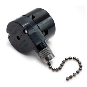ZING kulak ZE-208S5-1T 3A 250VAC 6A 125VAC 5 hız kontrolü tavan vantilatörü regülatörü elektrik çekme zinciri ışık anahtarı - Product Image 1
