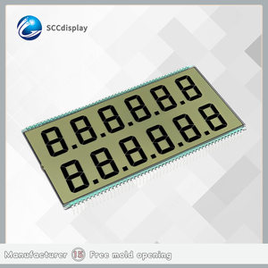 SJXDGN034 su misura 7 segmento statico schermo LCD eccellente Display produttore a basso consumo energetico macchina di rifornimento LCD - Product Image 5