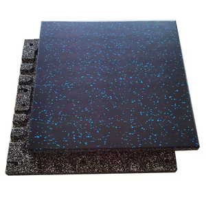 Spor salonu ve oyun alanları için yüksek kaliteli EPDM kauçuk paspas 50*50*2cm - Product Image 3