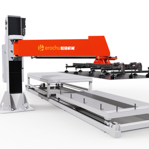 Sistemas de almacenamiento automático con pórtico de placa de metal Manipulador de robot de descarga utilizado en línea de producción de acero y gabinetes