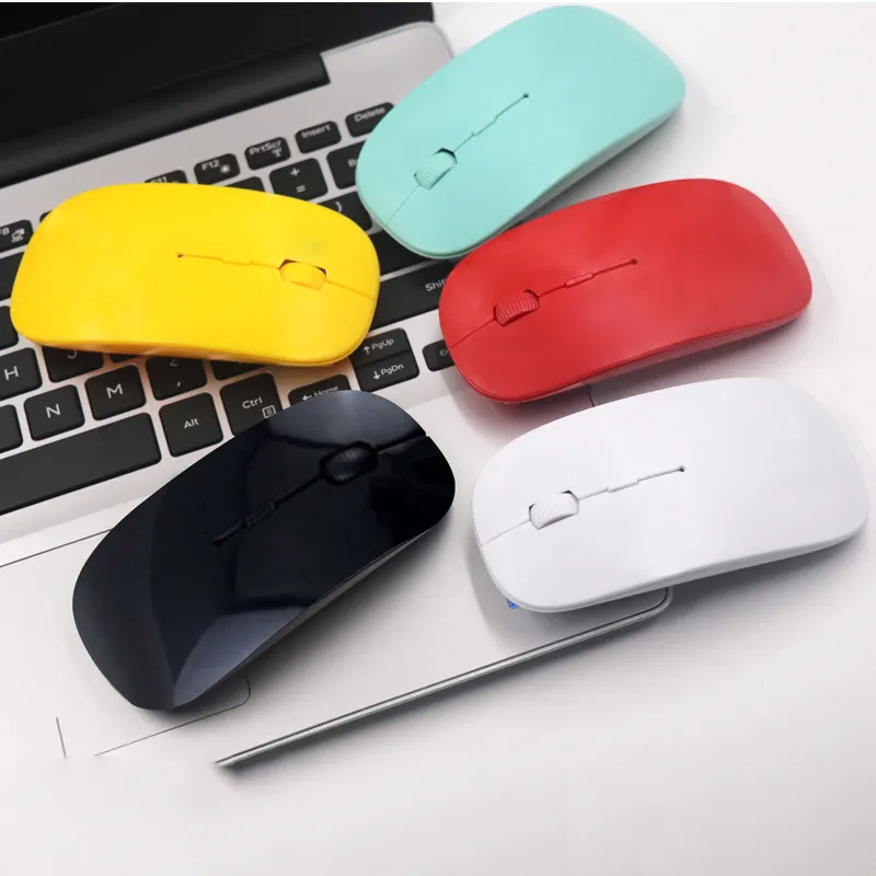 Nhà Máy Bán Hàng Nóng 2.4G Chuột Không Dây Mỏng Kinh Doanh Văn Phòng Máy Tính Chuột Im Lặng Máy Tính Xách Tay USB Chuột Không Dây