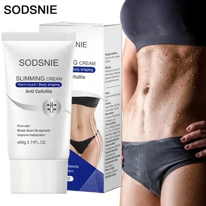 Sodsnie Warme Aanraking Body Shaping Anticellulite Afslankcrème Gezonde Vetverbranding Afbreken Vetafzettingen Massagecrème