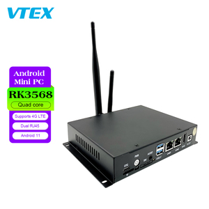 Mini Pc Android Sin ventilador, pantalla Rk3568 Mini, aplicación Industrial, Mini Pc Android para Edge Computing, Terminal en la nube, Smart N