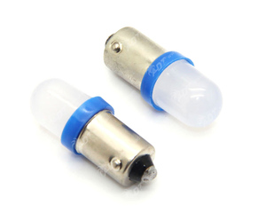 Autodragons 6V 6.3V DC AC T11 BA9S T4W 3886X 363 H6W #44 #47バヨネットベースフロストLEDピンボール電球非ゴーストホワイトブルー - Product Image 2