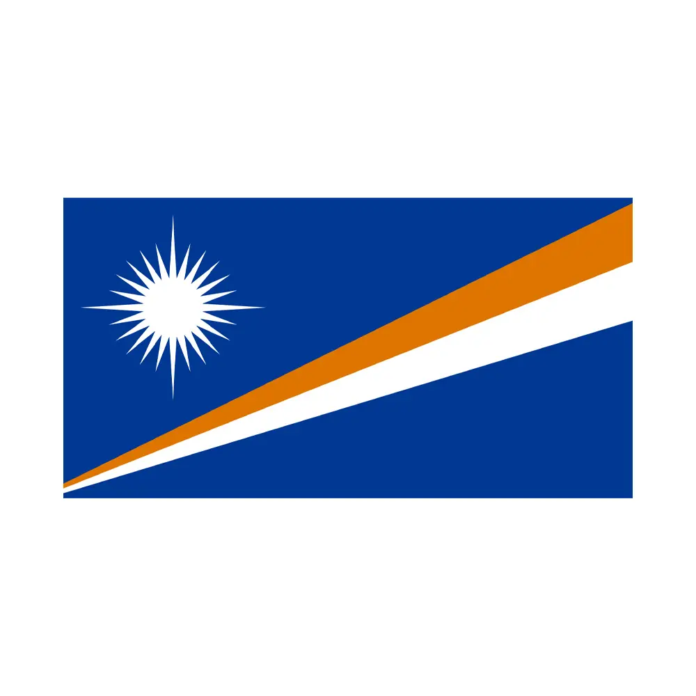 Flagnshow di fascia alta stampato 3x5 ft marshall isole battenti bandiera nazionale Marshall isole 100% poliestere 90x150cm