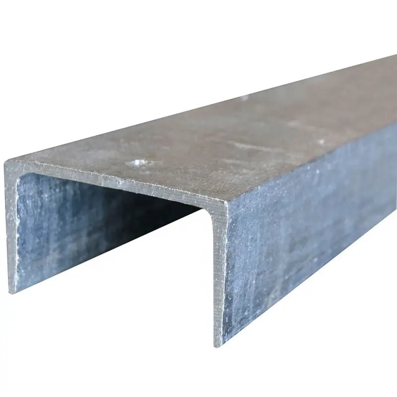 Piezas de procesamiento de acero galvanizado u haz de acero U canal de acero estructural C Canal/perfil C