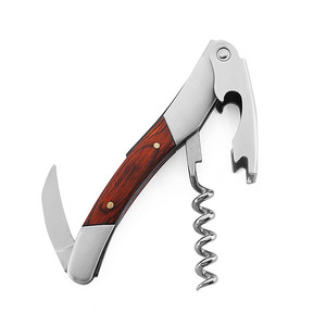Gülağacı ahşap paslanmaz çelik şarap şişesi açacağı için profesyonel Pulltex waitirbuşon kiti Sommelier - Product Image 4