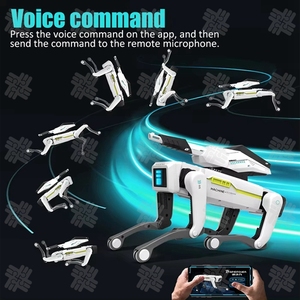 KW Mechanical Electronic Pet <strong>Programming</strong> <strong>Remote</strong> <strong>Control</strong> Pet <strong>Robot</strong> Handshake Interactive Smart Voice Command AppControl <strong>Robot</strong> Dog - Product Image 3