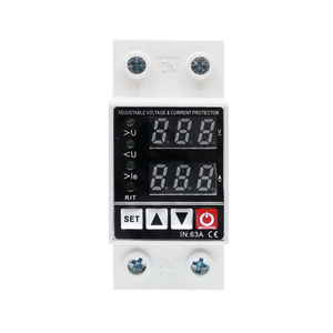 Single-Phase 2P AC 230V Protective Ampere Relay With On-Off Switch Adjustable <strong>Voltage</strong> and Current Under <strong>Voltage</strong> Protection - Product Image 1