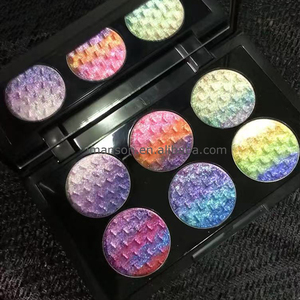 Новый тренд, частная марка, Шелковый прессованный пигмент, многохромный дуохромный цвет, меняющий цвет, радужная палитра теней для век - Product Image 1