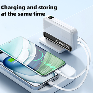 3in1 AC plug 20000mah fonte de alimentação de grande capacidade LED <span class=keywords><strong>display</strong></span> <span class=keywords><strong>digital</strong></span> PD 22.5W banco de carregamento do telefone móvel