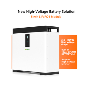 Fuente de alimentación estable de almacenamiento de batería solar para el hogar de 51,2 V a 400V CC de 15kWh con entrada/salida de 5kW para sistema de alto voltaje