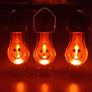 החדיש ליל כל הקדושים LED נייד דלעת מנורת creative קטן שמן מנורת פלאש אורות קישוטי עבור אבזרי ליל כל הקדושים מפלגה