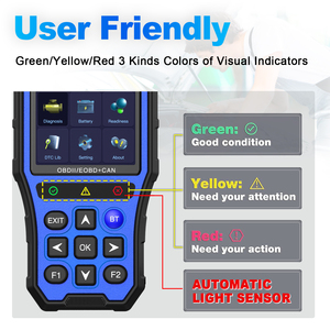 YM529OBDスキャナーOBD2コードリーダー車の自動診断ツールは、OBDIIプロトコルに基づいて製造されたすべての車で機能します - Product Image 3