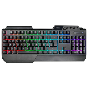 Novedades RGB Light Keyboard Mouse Combo de auriculares con cable Desktop 104 Key Gaming Keyboard para Pc Computer Case