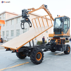 Truck <strong>Loader</strong> with Wood Grabber for <strong>Loading</strong> and <strong>Unloading</strong> Freight Versatile Tool for Transportation Industries - Product Image 6