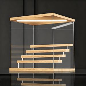 Tủ trưng bày Bộ sưu tập hộp mù với đèn để hiển thị chống bụi và lưu trữ các bức tượng mô hình - Product Image 1