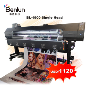 เครื่องพิมพ์แบบหมุนไปยังม้วนอัตโนมัติ1120เครื่องพิมพ์ที่ใช้น้ำ1800เครื่องพิมพ์หัวเดียวสำหรับตัวทำละลายที่เป็นมิตรกับสิ่งแวดล้อมหรือเครื่องพิมพ์แบบม้วน - Product Image 6