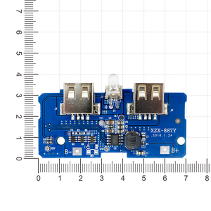 5V2Aパワーバンク充電器モジュール充電回路基板ステップアップブースト電源モジュール2AデュアルUSB出力1A入力 - Product Image 6
