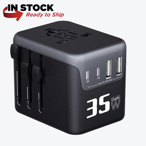 Au Us Eu Uk Personalizado World Powerful Global Plug Converter Socket International Universal Travel Adapter - Product Image 1