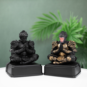 Satış oyunu foshan siyah efsane güneş wukong aksiyon figürü özel şekil güneş masa wukong heykeli dekorasyon
