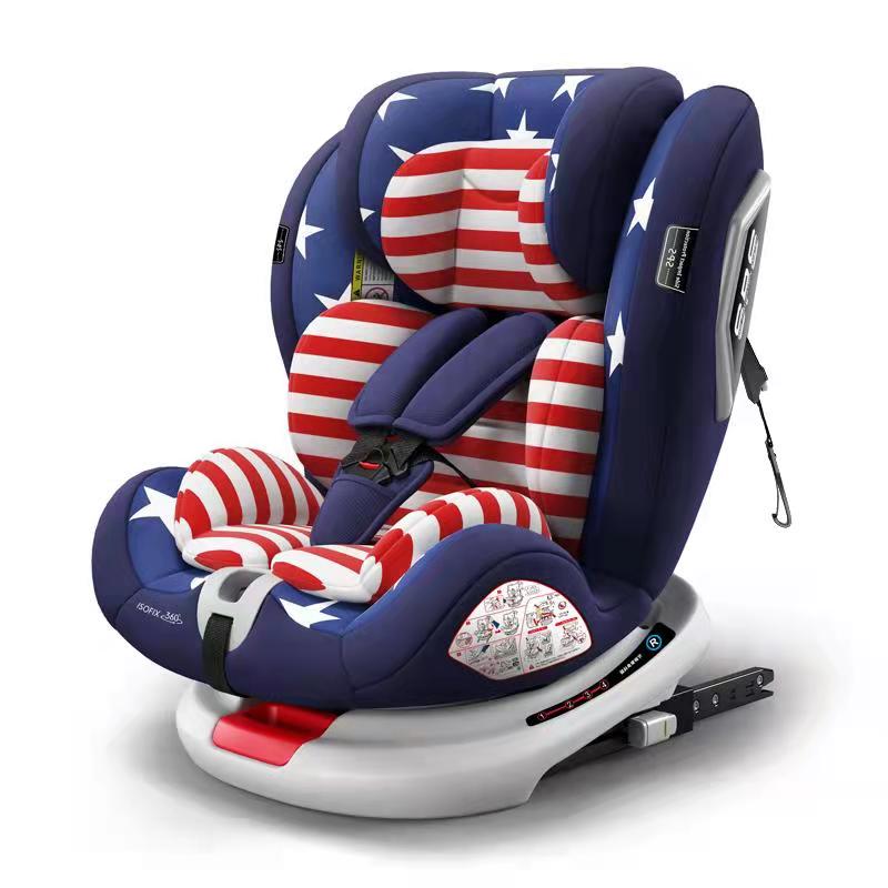 Bleu avec du rouge et du blanc