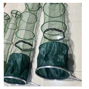Fish Protection <strong>Round</strong> Aluminum Wheels Night Fishing Small Fish Protection Simple Fishing Protection <strong>Net</strong> Bag Fishing Tackle - Product Image 5