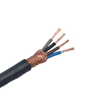 Bilgisayar kontrollü 300V bakır alüminyum çekirdek korumalı bükülmüş güç kabloları 0.5mm-24awg 600V PVC yalıtımlı havai - Product Image 2