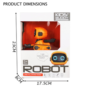 Intelligent Programming Toy Smart Draw Line Pen Follower Robot Electric Remote Walking Watch Control Robot <strong>Coding</strong> Robot