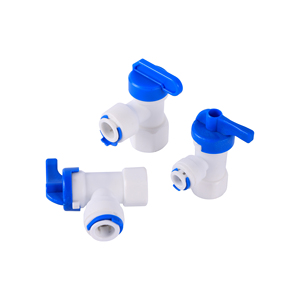 1/4&quot; 3/8&quot; OD Tube Water Purifier Connector Pipe Pressure Reducing Regulator Valve 2 or 4 Way Flow <strong>Control</strong> Quick Fitting - Product Image 6